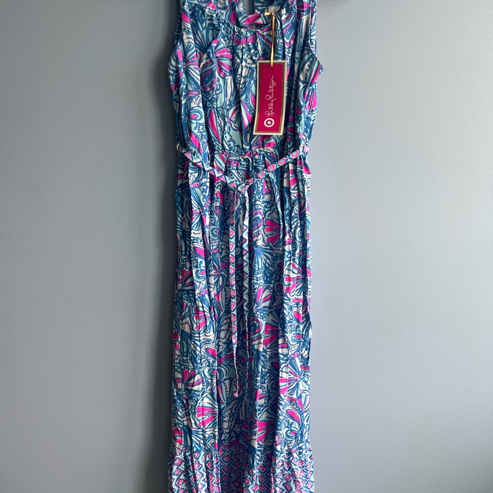 Colorful Sleeveless Maxi Dress